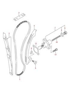 Cadena distribucion original Suzuki LTR 450 (n1)
