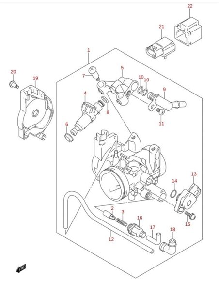 Muelle starter original Suzuki LTR 450 (n3)
