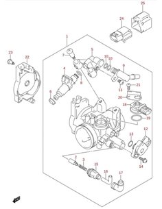 Sensor / mapa original Suzuki LTR 450 (n18)