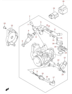 Junta sensor / mapa original Suzuki LTR 450 (n19)