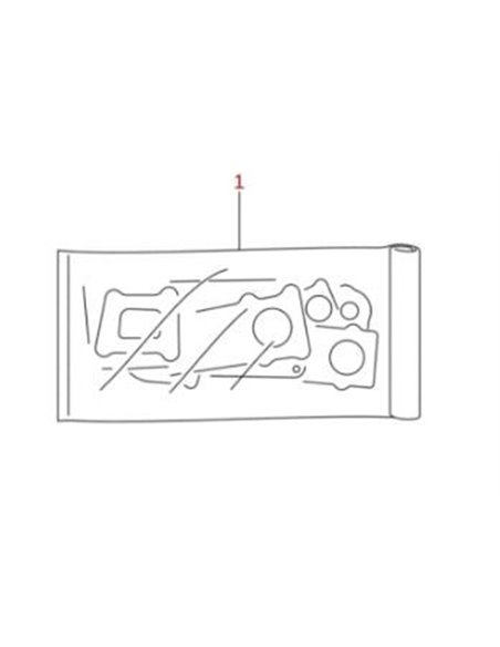 Junta bufanda escape original Suzuki LTR 450 (n2 / n9)