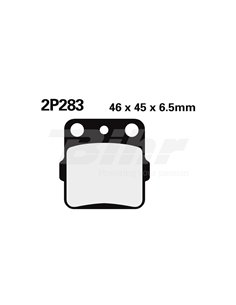 Juego pastillas de freno NISSIN 2P283ST Tra. YZ85 02-15. Posición: Delantera.