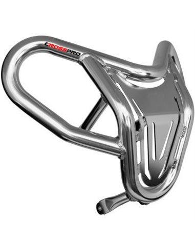Defensa P-25 CROSSPRO plata texturada Kawasaki KFX 450 R