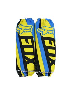 Fundas de amortiguador EXTREME FOX azul y amarillo