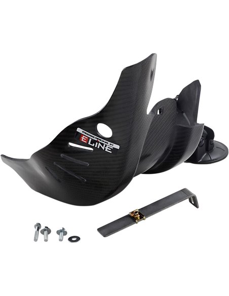 Cubrecárter en fibra de carboni Yam Moose Racing Hp Ysp25019F