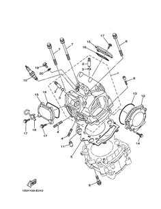 Tornillo culata 2 Yamaha YFM 700 RAPTOR (n7)