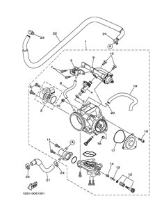 Inyector original Yamaha YFM 700 RAPTOR (n4)
