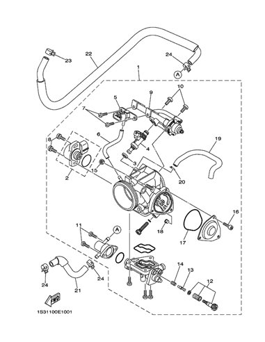 Tornillo sensor presion original Yamaha YFM 700 RAPTOR (n7)