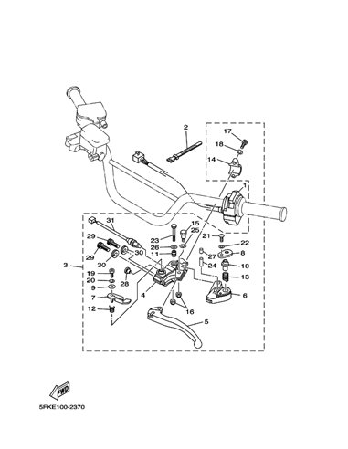 Kit reparación pinza de freno trasero ALLBALLS 18-3259 KTM 125 200 250 300 380 400 520 99-01