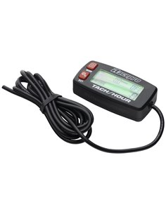 Contador de horas y rpm con cable EVO Racepro NEGRO