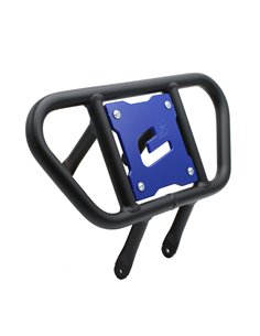 Defensa aluminio CROSSPRO P-20 negra y azul LTZ 400 KFX 400 TRX 400 450 R/ER DVX 400