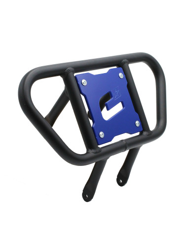 Defensa aluminio CROSSPRO P-20 negra y azul LTZ 400 KFX 400 TRX 400 450 R/ER DVX 400