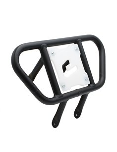 Defensa aluminio CROSSPRO P-20 negra y blanca kawasaki KFX 450R 08-14