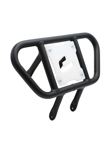 Defensa aluminio CROSSPRO P-20 negra y blanca kawasaki KFX 450R 08-14