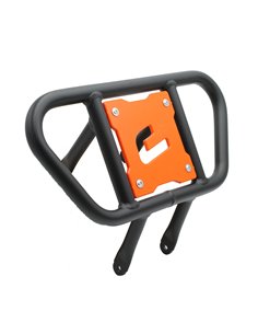 Defensa aluminio CROSSPRO P-20 negra y naranja kawasaki KFX 450R 08-14