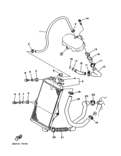 Circlip original Yamaha Banshee (n17)