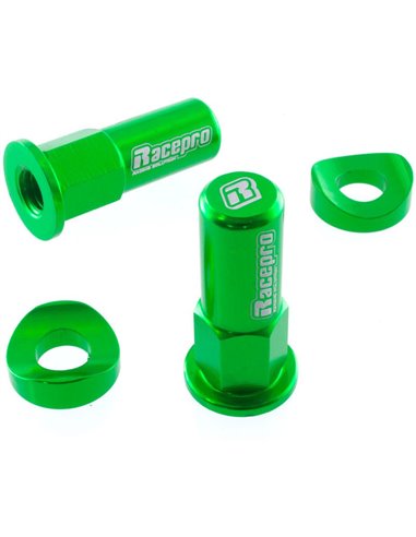 Tuerca freno cubierta Racepro (2U) verde