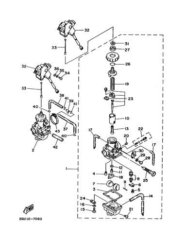 Aguja original Yamaha Banshee (n23)