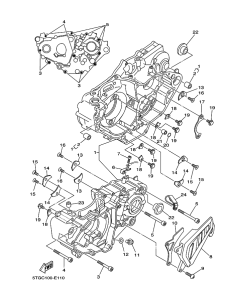 Tornillo original Yamaha YFZ 450 (n19)