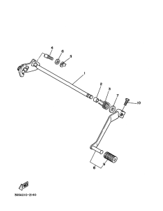 Perno original Yamaha Banshee (n10)