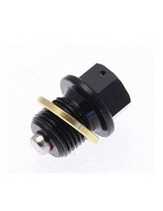Tapon vaciado aceite Imantado negro LTZ KFX 400 03-09 M12 x 1.25