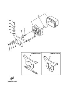 Arandela plana original Yamaha Banshee (n4)