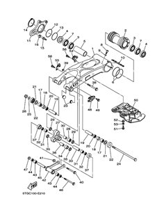 Tornillo original Yamaha YFZ 450 (n46)