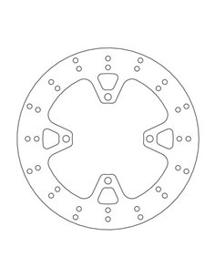 Disco de freno delantero der./izq. ROUND DISC SERIES MOTOMASTER 227mm Polaris 325 330 400 450 500 550 570 700 800 850