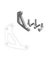 Soporte adaptador de pinza para disco delantero SUPERMOTO MOTOMASTER 320mm HUSQVARNA SM 610 SM-R 450 510 630 SM-S 610 02-09