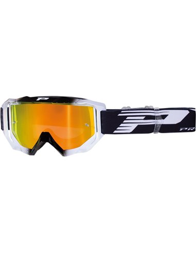 Gafas PROGRIP 3200-126 FL Negro Blanco
