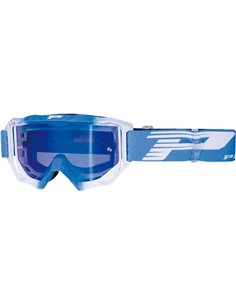Gafas PROGRIP 3200-327 FL Azul Blanco cristal espejo