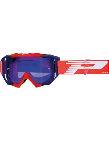 Gafas PROGRIP 3200-197 FL Rojo Azul