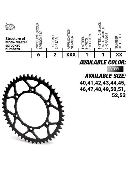 Corona MOTOMASTER STEEL 520 Honda CR 125 250 CRF 230 250 450 XR 400 650
