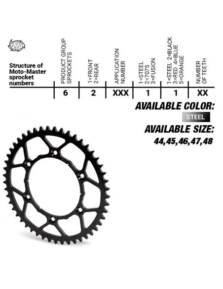 Corona MOTOMASTER STEEL 520  Yamaha YZ 65 18-...