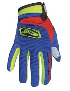 Guantes Cross PROGRIP AIRTECH Amarillo Flúor Azul Eléctrico Rojo