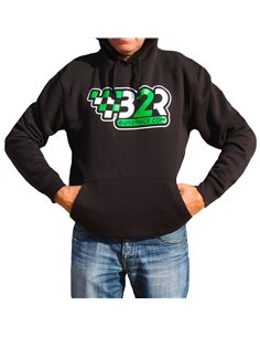 Sudadera B2R NEGRA paddock oficial 2022