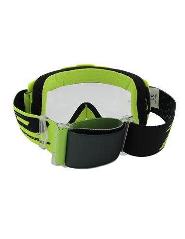 Gafas PROGRIP 3201-164 FL Amarillo fluorescente cristal transparente