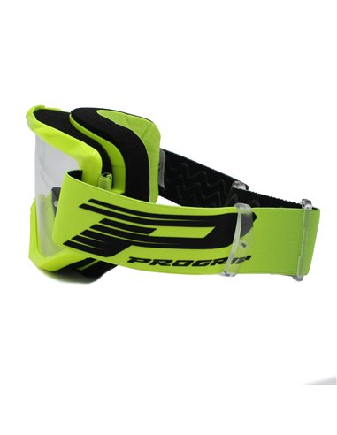 Gafas PROGRIP 3201-164 FL Amarillo fluorescente cristal transparente