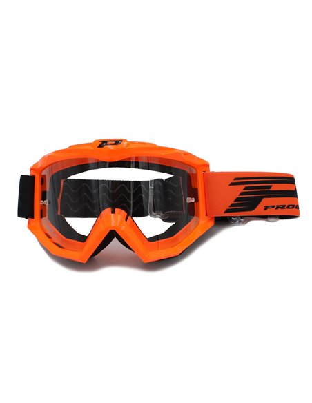 Gafas PROGRIP 3201-166 naranja fluorescente cristal transparente