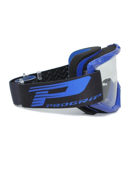 Gafas PROGRIP 3201-104 azul cristal transparente