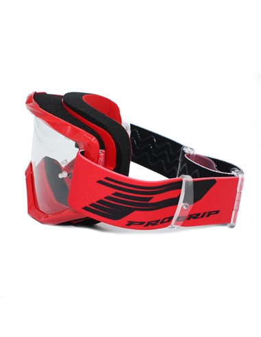Gafas PROGRIP 3201-107 rojo cristal transparente