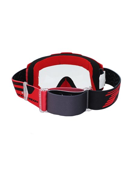 Gafas PROGRIP 3201-107 rojo cristal transparente