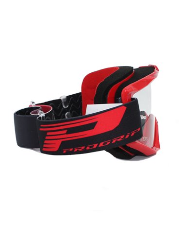 Gafas PROGRIP 3201-107 rojo cristal transparente