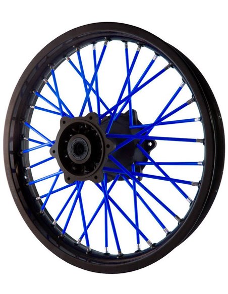 Protectores de radios Racepro azules (38 delanteros y 38 traseros)