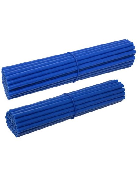 Protectores de radios Racepro azules (38 delanteros y 38 traseros)