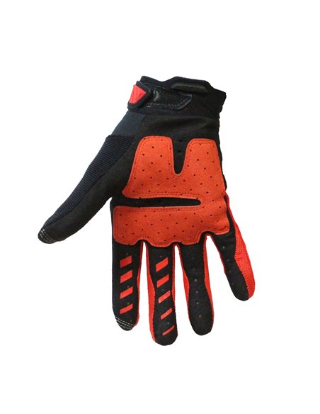 Guantes 100% AIRMATIC rojos negro