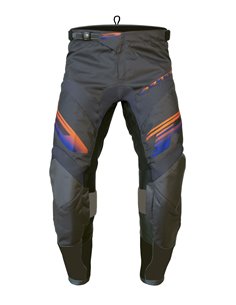 Pantalones Progrip gris oscuro naranja fluorescente azul