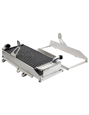 Protector de radiador aluminio CROSSPRO PLATA TEXTURADO HUSQVARNA TC TE 449 11-13 TE 511 11-13
