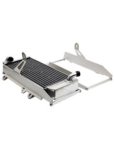 Protector de radiador aluminio CROSSPRO PLATA TEXTURADO TM Racing EN 250F 15-19 EN 300F 17-19
