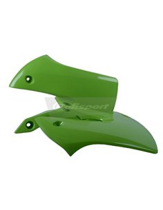 Tapas radiador Polisport KAWASAKI KX65 00-23 Verde